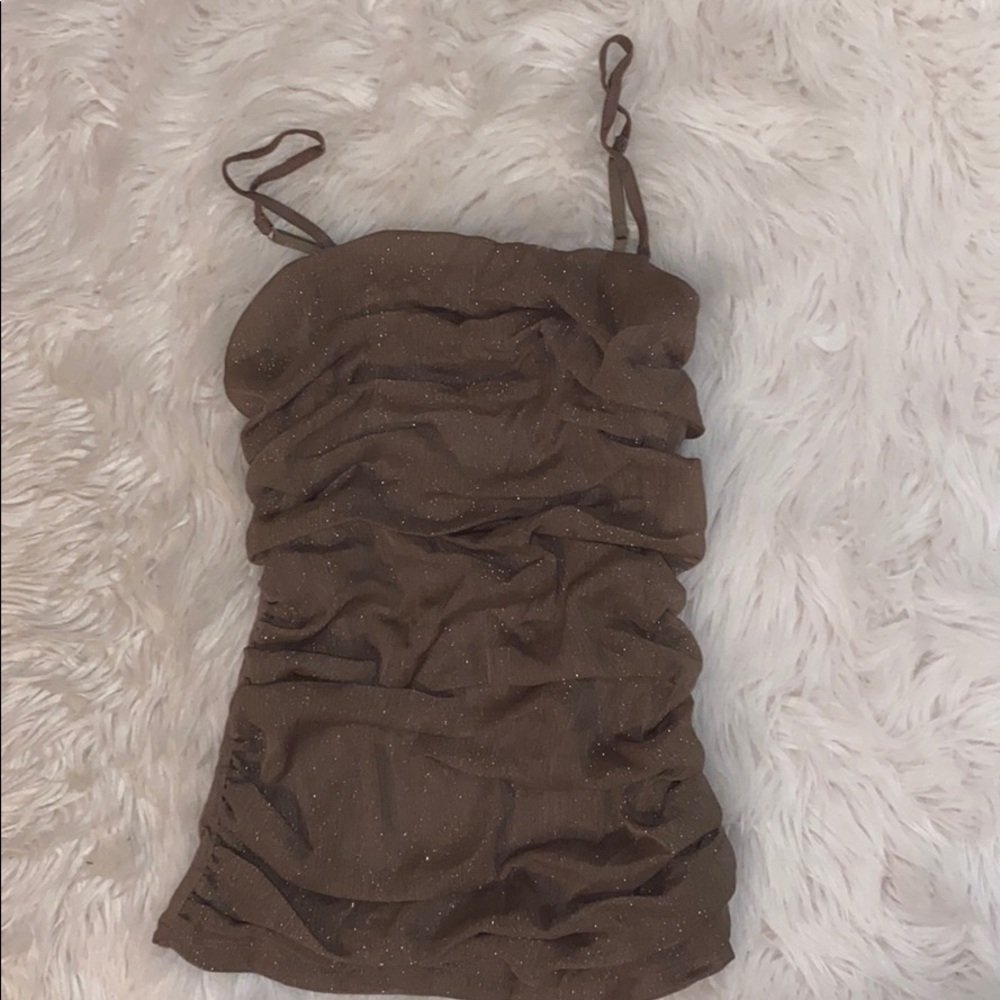 Express shimmer top